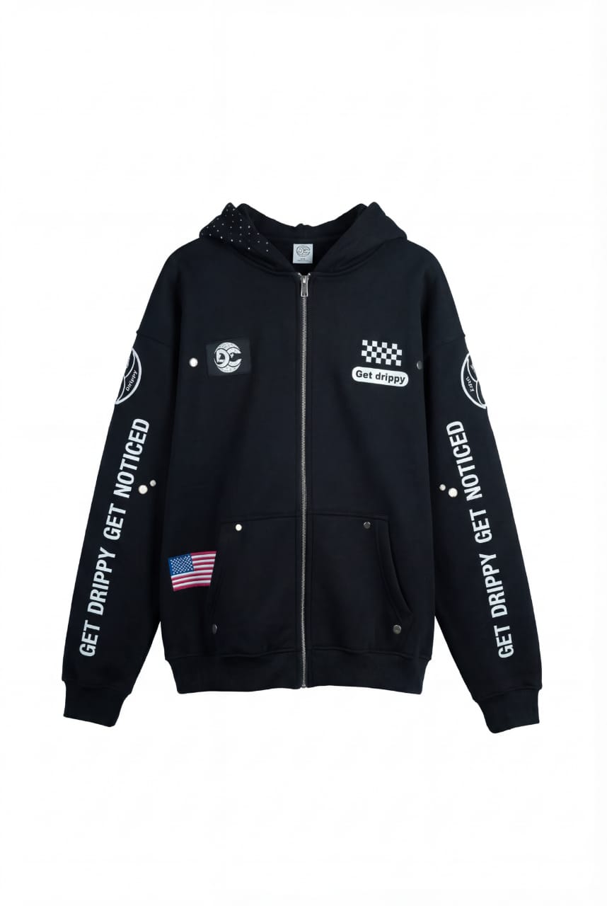 Diamond hoodie back